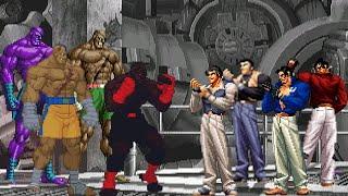 [KOF Mugen] Memorial | Sagat vs Robert [ 4vs4 ]