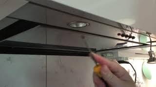 Ikea fläkt Underverk byte av halogenlampor