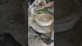 Работа формовочной приставки на гончарном круге Никодим 550 Проф