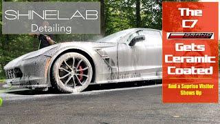 The C7 Corvette Gets Ceramic Coated by Shine Lab Detailing!