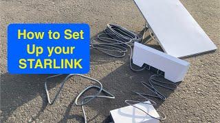 How to SET UP your STARLINK - Step by step tutorial - Popple People - Episode 107