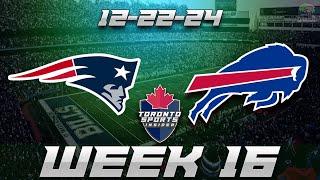 New England Patriots vs Buffalo Bills LIVE Stream Game Audio | NFL Week 16 LIVE Streamcast & Chat