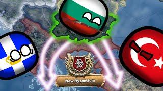 Can Bulgaria reform the BYZANTINE Empire?? WW1 | Hoi4