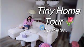 a 27 year old youtuber's $1,500/month small HOME A girly house tour (NO MEN ALLOWED)