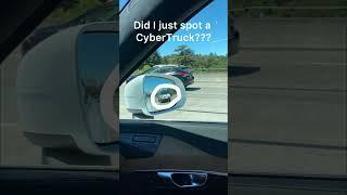 DID I JUST SPOT A CYBERTRUCK?!?!  #cybertruck #tesla #spyshot