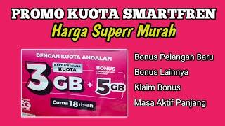 BONUS PENGUNA BARU KARTU SMARTFREN I HARGA SUPER MURAH #bonuskuotasmartfren #klaimkuotasmartfren