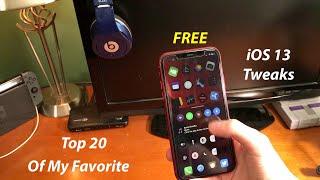 Top 20 Of My FAVORITE FREE iOS 13 Jailbreak Tweaks