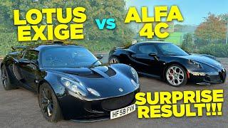 Alfa Romeo 4C vs. Lotus Exige S2 – ULTIMATE Sports Car Showdown!