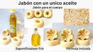 JABÓN CON UN ÚNICO ACEITE JABÓN DE ARROZ SAPONIFICADO EN FRIO