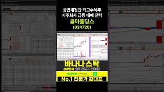 [주식] 상법개정안 최고수혜주 지주회사 급등 매매 전략 #콜마홀딩스 #오픈놀 #코스피 #코스닥 #네이버 #이재명 #트럼프 #이란 #이스라엘 #방산 #피아이이 #상한가
