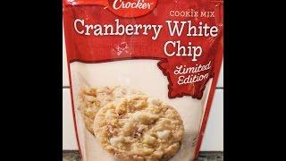 Making Betty Crocker Cranberry White Chip Cookies