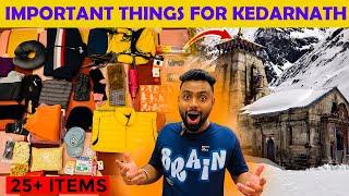 Kedarnath Trek Me Kya Lekar Jana Chahiye? | Kedarnath Backpacking | Important Things To Carry
