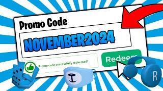 *8 NEW CODES* 2024 ROBLOX PROMO CODES FOR FREE ITEMS! (WORKING NOVEMBER)