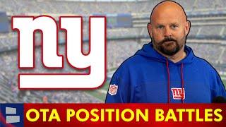 TOP 5 New York Giants Position Battles To Watch In OTAs