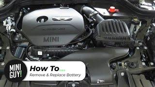 How To Remove and Replace Your Mini Battery | The Mini Guy | F56 Mini Cooper S