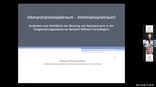 SVConf, 09. & 10. April 2021 – Thomas Wozonig: Interpretationsspielraum – Intentionsspielraum?