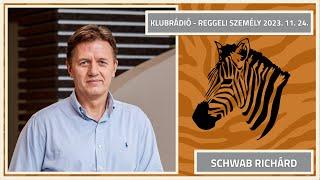 A koplalás plusz vegán táplálkozás mindent visz | Dr. Schwab Richárd a Klubrádióban | 2023.11.24.