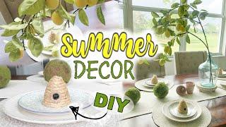 SUMMER CLEAN AND DECORATE WITH ME 2020 // FARMHOUSE DECORATING IDEAS // SUMMER TABLESCAPE DECOR