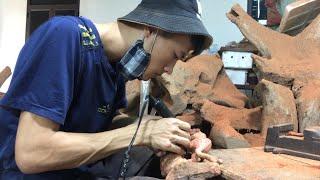 Điêu khắc khúc gỗ nu hương | TUAN WOOD CARVINGS