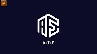 Professional ATF  Polygon  Logo Design In Illustrator | Modern Logo Design | Graphic Hunters