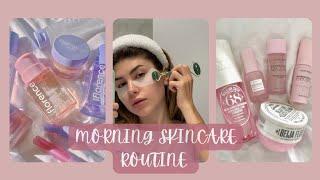 Morning skincare routine 