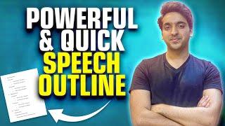 Speech Outline: How To Craft The Perfect Speech Outline For a Talk (With Examples)