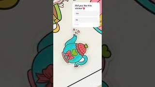 How to make sticker with just CLEAR TAPE from My Coloring Book|Quick & Easy Craft Idea