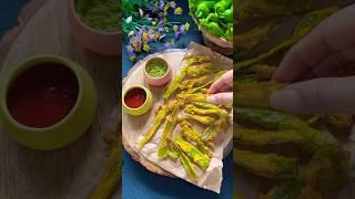 Crispy Patti Bhajiya Recipe | Marcha Na Bhajiya | Chilli Pakora | Bhajiya Recipe #shorts #youtube
