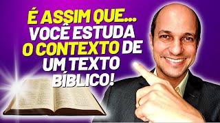 FÁCIL E RÁPIDO: Como entender contexto bíblico de um texto bíblico!