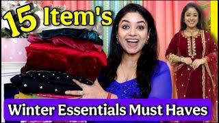 *Huge* Amazon Winter wear haul velvet Suit,  Bottom, Sweater, Blouse & kurti haul with Vaishali