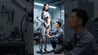 신참 정비사에게 수리할곳을 알려주다 humanoid guides rookie to fix the fault #humanoidrobot #robot
