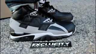 Nike Air Trainer SC High "Raiders" On feet at Exclucity