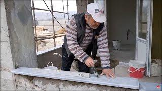 Balcony Marble Assembly and Cutting | How to Make a Handrail