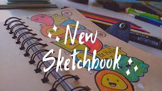 Doodle Art | Day 86 ~ Starting a new SKETCHBOOK | EASY DOODLES TO FILL YOUR SKETCHBOOK!