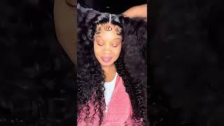 Deep Curly HD Lace Wig Install#blinghair #hdlace #humanhair #wigtutorial #wigs #deepwave #curlyhair