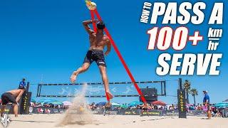 How to Pass a HARD Serve in Beach Volleyball