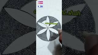 Flower Mandala #artistriddhishah #mandala #penart #pendrawing #fineliners #brustro #technicalpens