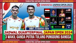 Jadwal Perempatfinal Japan Open 2024 Hari Ini : 3 Wakil Berlaga Hari Ini  #japanopen2024