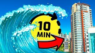 Cities Skylines, but a TSUNAMI hits every 10 minutes...