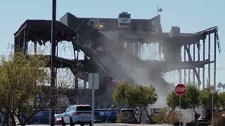 Good Collapse During Demolition of Bradley Building in Las Vegas NV 01/29/2025