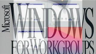 Windows for Workgroups 3.11 Demo with File, Print and Email Services