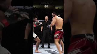 UFC 4 BROKEN NECK KO! #shorts #ufc4 #ufc #easports #easportsufc4