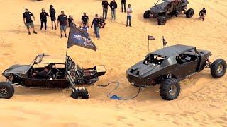 CRAZIST SANDRAIL TOW IN GLAMIS DUNES | COPS SHUTDOWN OLDS | DIRT BIKE DIARIES EP.243