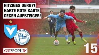 Hitziges Derby! Harte Rote Karte gegen Aufsteiger: Vikt. Berlin - Zehlendorf | Regionalliga Nordost