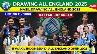 Ngeri!!!  Lawannya Berat Semua ~ Ginting Mundur | Hasil drawing All England Open Championships 2025