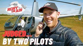 My pilot skills JUDGED by other pilots | Silverstone tour | R44 helicopter