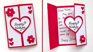  Happy Birthday Card  | Easy and beautiful Birthday Greeting Card | DIY Card for Birthday