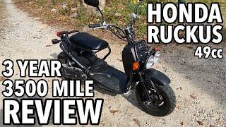 Honda Ruckus - THREE YEAR OWNERSHIP REVIEW