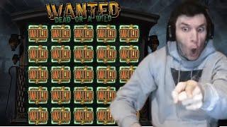 FINALLY the FULL SCREEN | WANTED on 1500 $ STAKE  | Trainwreckstv Gambling Highlights