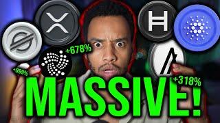 I AM BUYING HBAR, XLM, SUI RIGHT HERE!!!